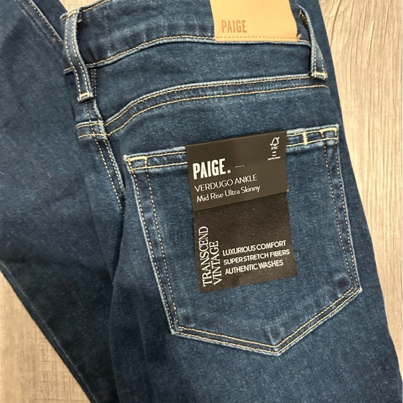 Paige Verdugo Ankle Mid Rise Skinny Jean - Picture 4 of 5